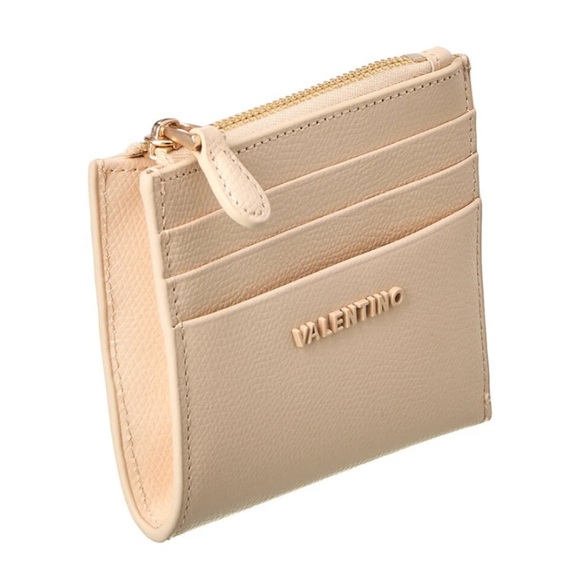 Valentino Women’s Gia Palmellato Leather Card Holder Wallet - Picture 1 of 3